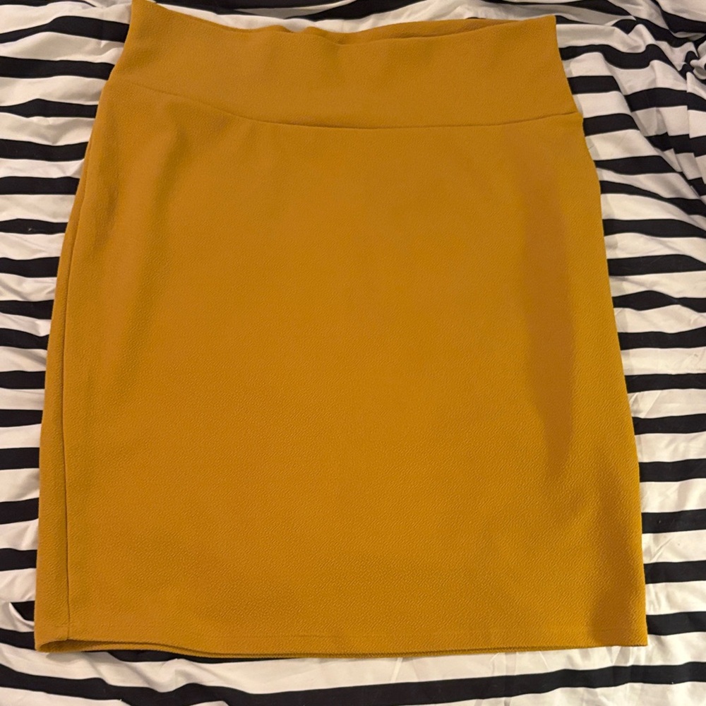 Mustard Yellow Women's Skirt